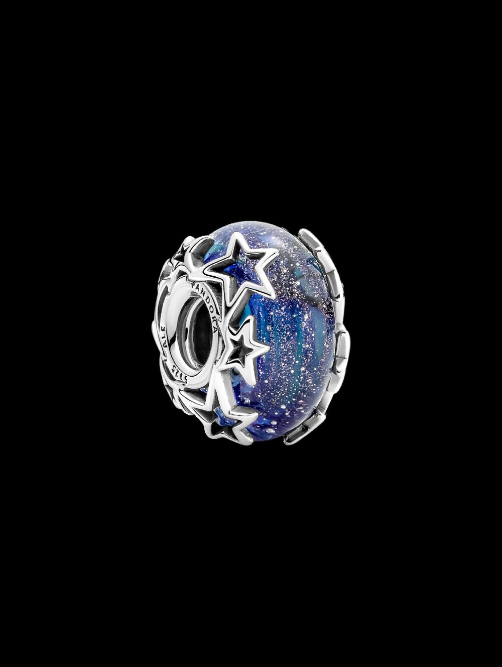 Pandora Galaxy Blue & Star Murano Charm